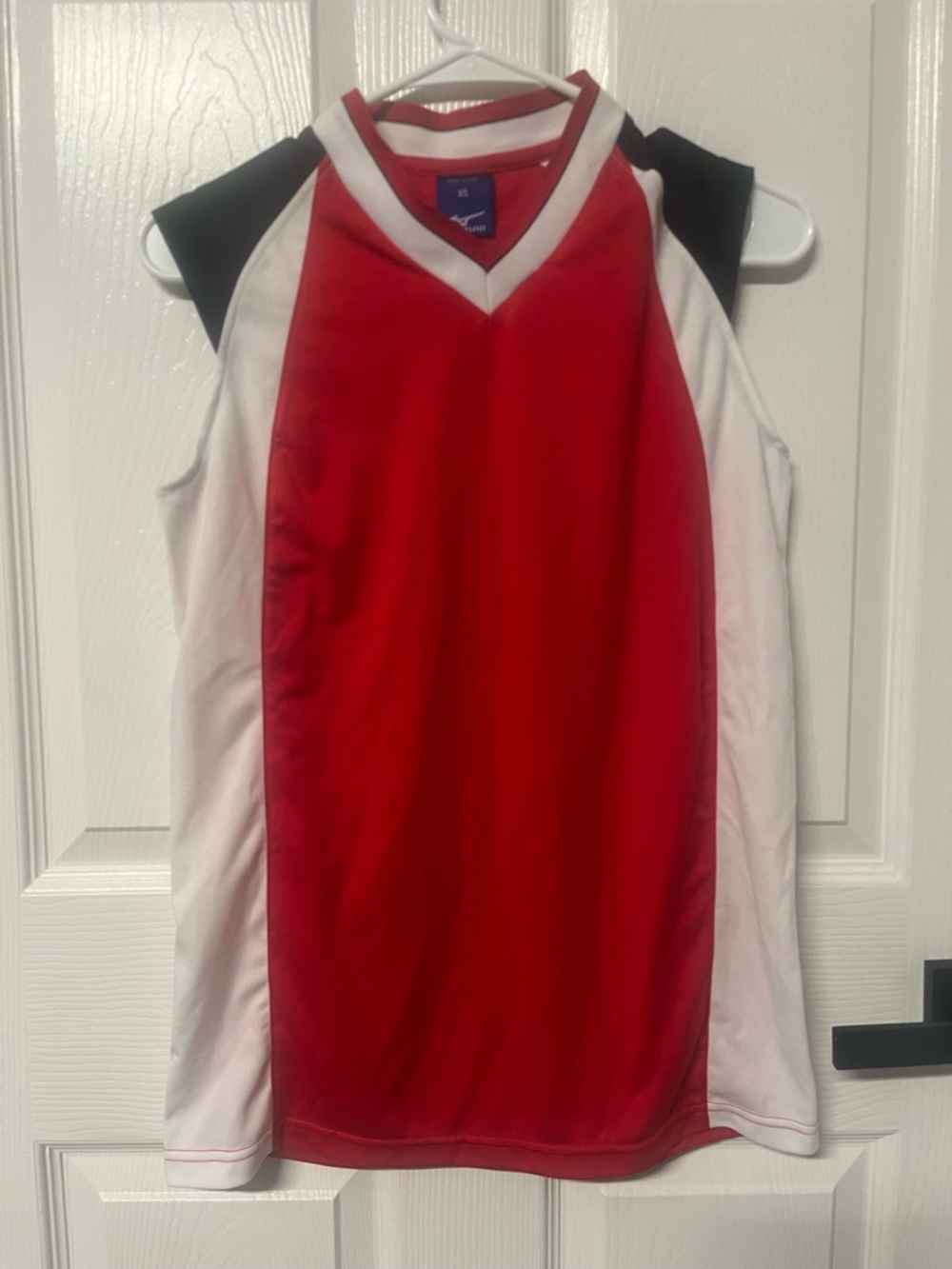Mizuno Athletic Tank Top New Men's women Size XSmall Sleeveless Red/White
